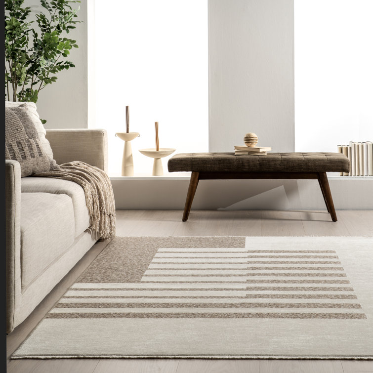 Tapis à rayures réversible Sofya