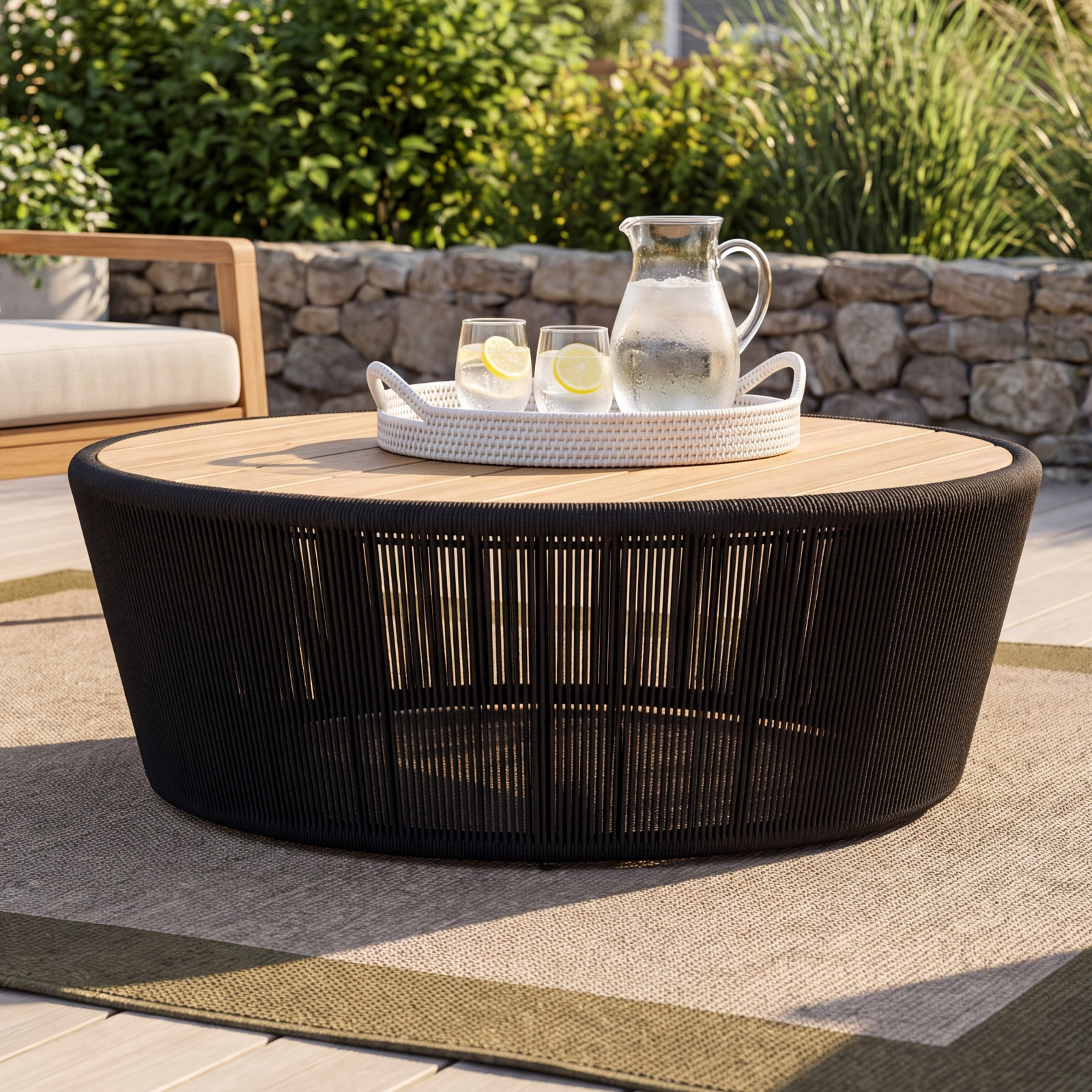 Brewster 43.25'' Teak Outdoor Coffee Table