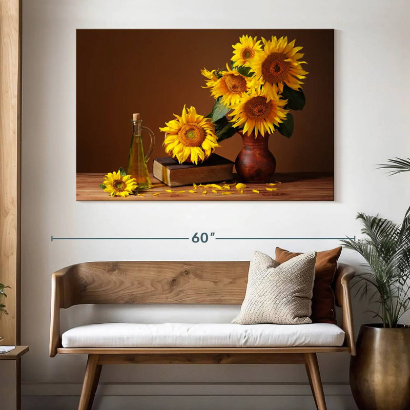Harnek Sunflower Elegance, 34" H x 51" W