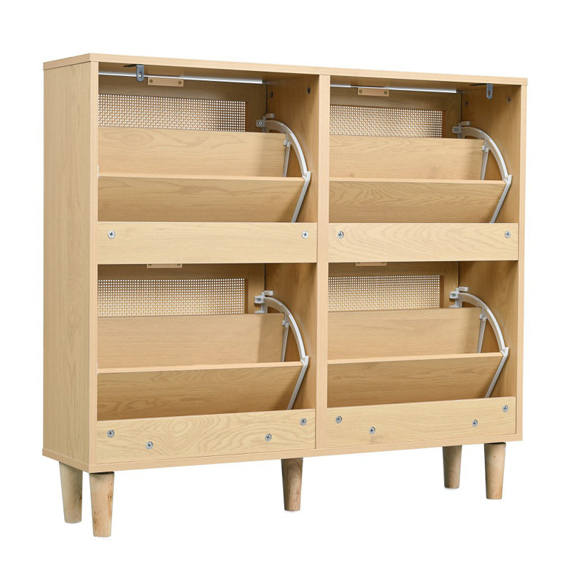 16 Pair Flip Down Shoe Storage