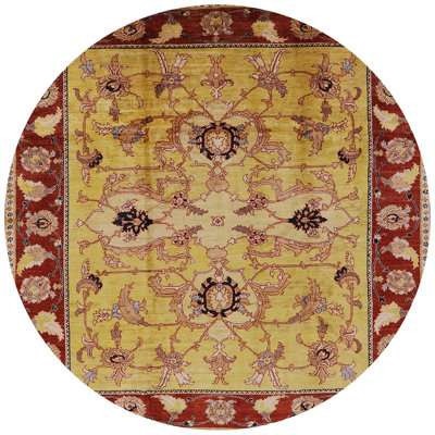 Tapis oriental rouge / jaune Dedalus