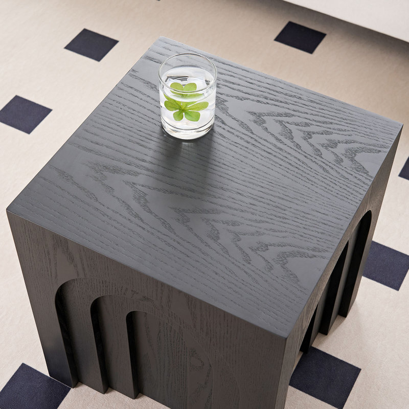 Versatile 15.74 Inch Square Side Table