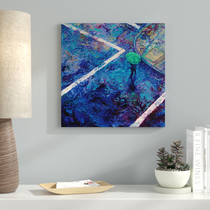 "iris scott-studio view" , reproduction d’art sur toile tendue, H 18 po x l 18 po x P 1,5 po, Toile avec cadre noir