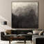 Très grand art mural imprimé sur toile - Abstrait délavé à l'encre décorative, œuvre d'art pour le salon ou la chambre à coucher - «Assemblage requis du cadre (cadre non fini)»-106812573