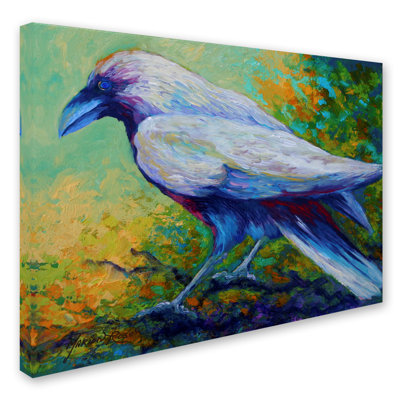 Kucera 'Raven 2' Print on Wrapped Canvas