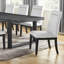 Chaise d'appoint rembourrée Donny-320192847