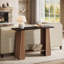 Console Farmhouse de 47 po avec rangement, table d'entrée à 2 niveaux pour couloir, salon