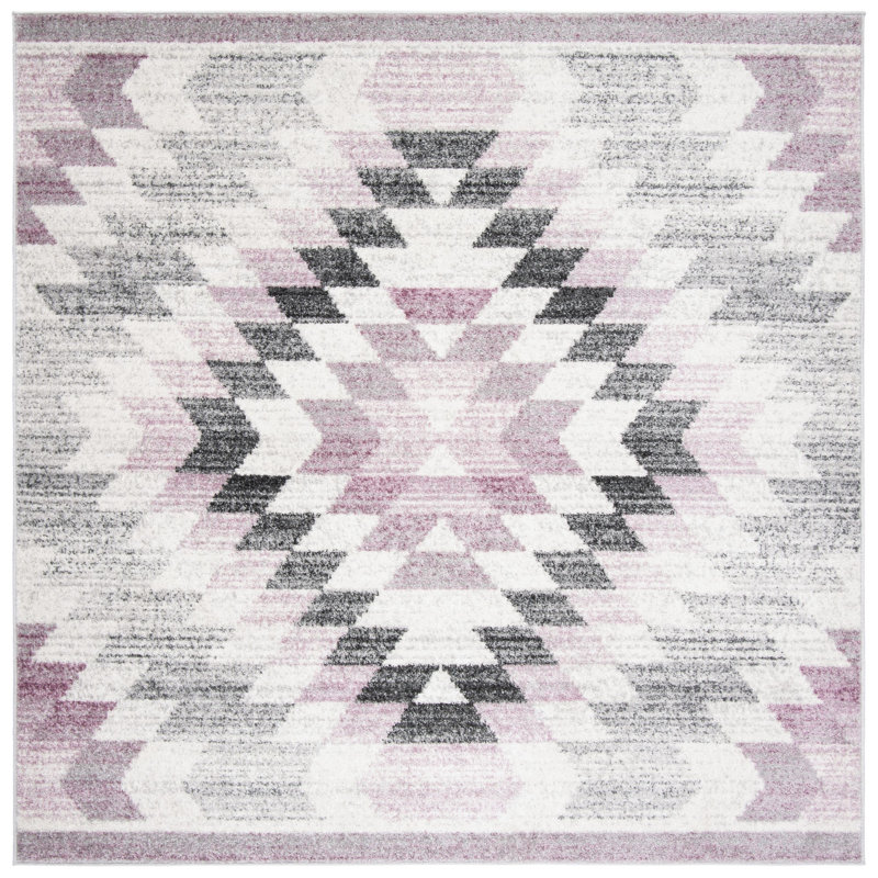 Finney Southwestern Indoor/Outdoor Rug, Square 7'