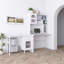 Bureau d'ordinateur rotatif avec rangement-209742301