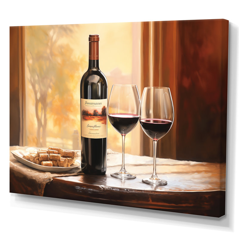 Nebbiolo Nuance II sur toile, Toile tendue, H 24 po x l 32 po x P 1 po
