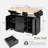 Caye Wood Kitchen Cart-103379001