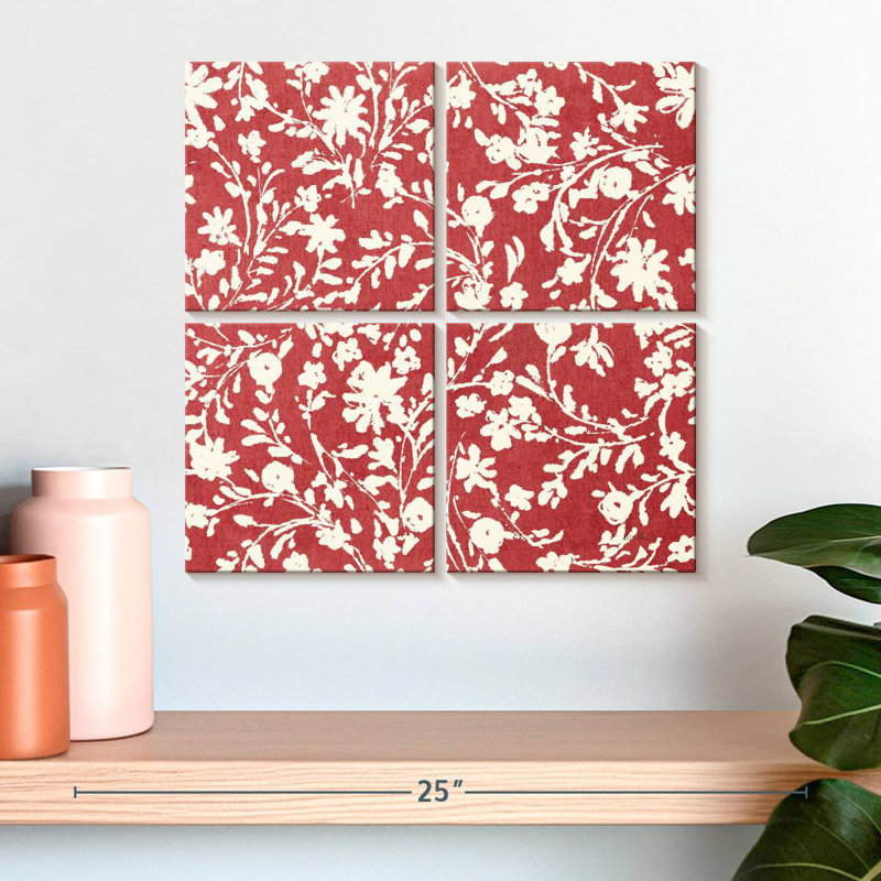 Motif de jardin d'été Kerner III, H 18 po x l 18 po
