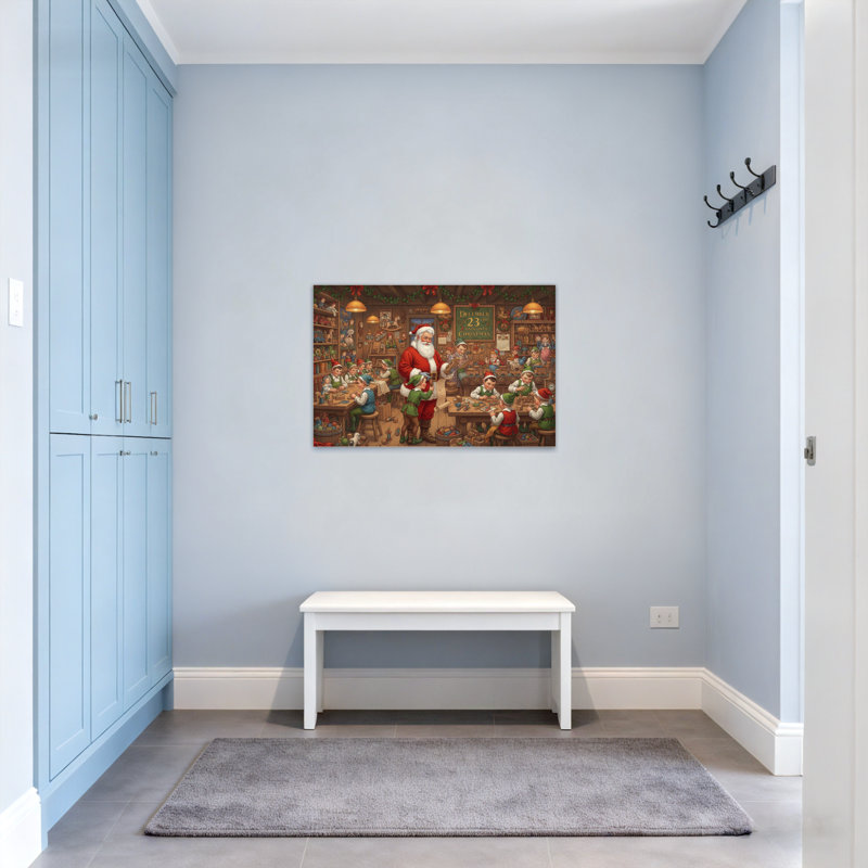 Noël, père Noël, atelier, elfes, artisanat, cadeaux