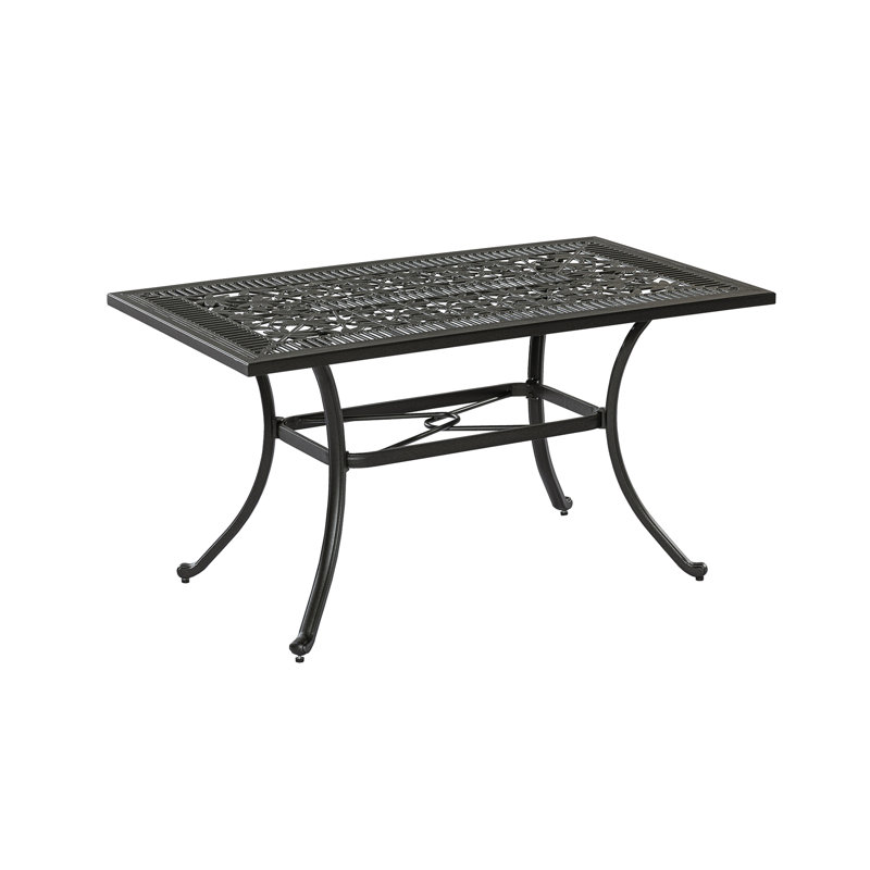 Wiggins Rectangular Outdoor Dining Table , 140cm cm W 80cm cm D