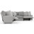 Ziera Upholstered Reclining Curved Sectional Symmetrical-97761590