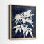 «Indigo Botanical I», reproduction encadrée - bois massif-1724485863-1724485886