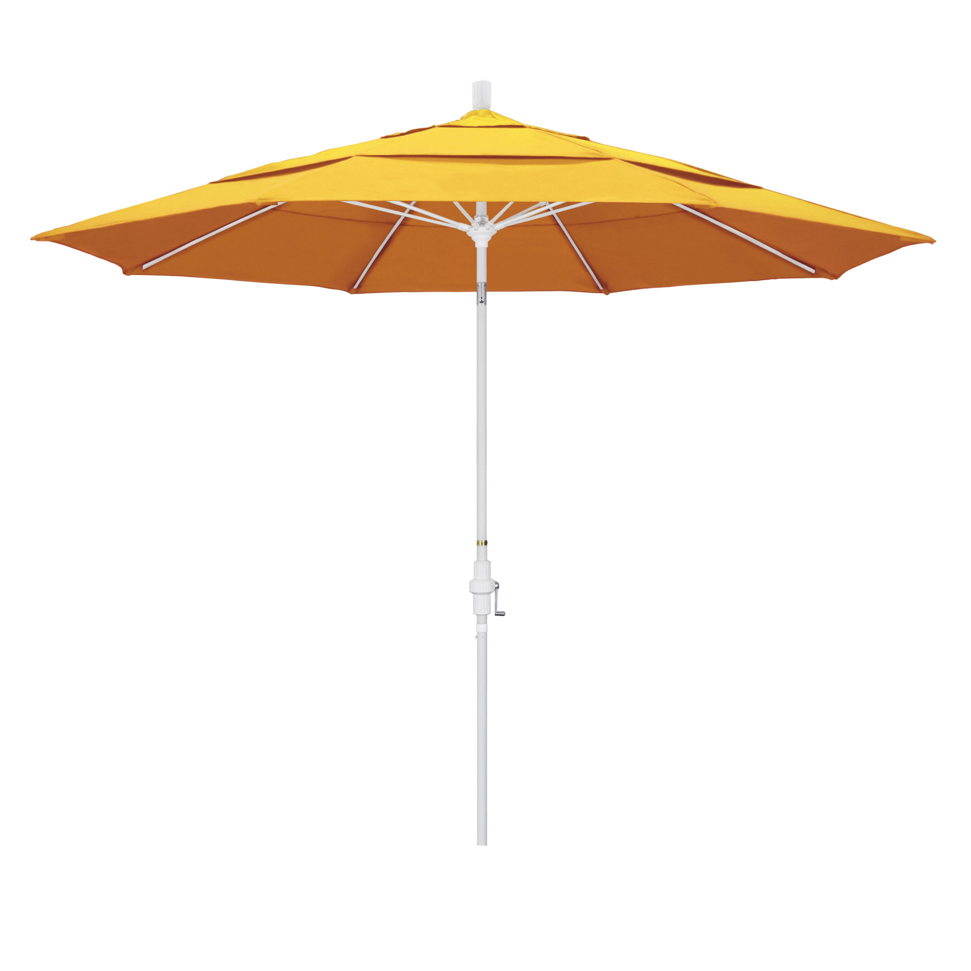 Brent 132'' Sunbrella® Outdoor Umbrella, Canvas Sunflower Yellow Sunbrella® Canvas