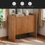 Buffet avec rangement, armoire de rangement rustique pour entrée, couloir, salon, cuisine, salle à manger, 33,9 po x 15 po x 31,5 po