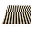 Tapis noir et blanc 5 x 8