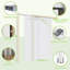 Porte coulissante encastrée à 3 panneaux coulissants avec porte escamotable et serrure d'intimité-120344373-120344375-120344383