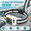 This grey IP66 waterproof citronella bark-control collar offers 5 modes with adjustable levels using beep, vibration, and spray for dogs of all sizes; it comes with 2 straps and 1 spray refill.