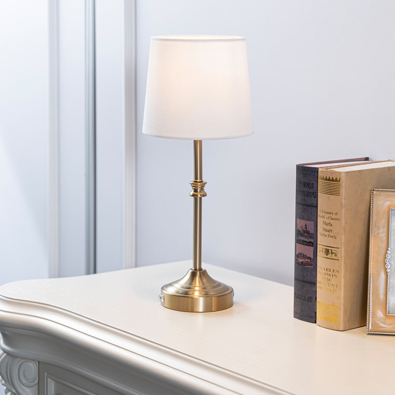 Demetrish Cordless LED Table Lamp with Dimmer, Built-in Rechargeable Battery, 3-Level Brightness, Patio Table Lamp, Bedside Night Lamp, Ambient Light for Restaurant