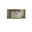Lavabo de salle de bain en résine 36 po, couleur blanc brillant, profondeur 35,46 po x largeur 17,75 po, hauteur 463,3 po, et lavabo pour salle de bain, finition, très large et profond, teinté gratté