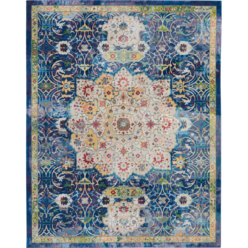 Holbeach Oriental Area Rug, Round 183cm