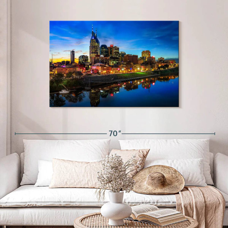 Paysage urbain Sirci Nashville, H 30 po x l 45 po