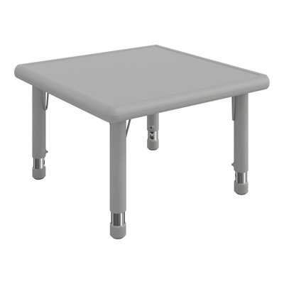 Goddard Square Plastic Adjustable Height Kids Activity Table