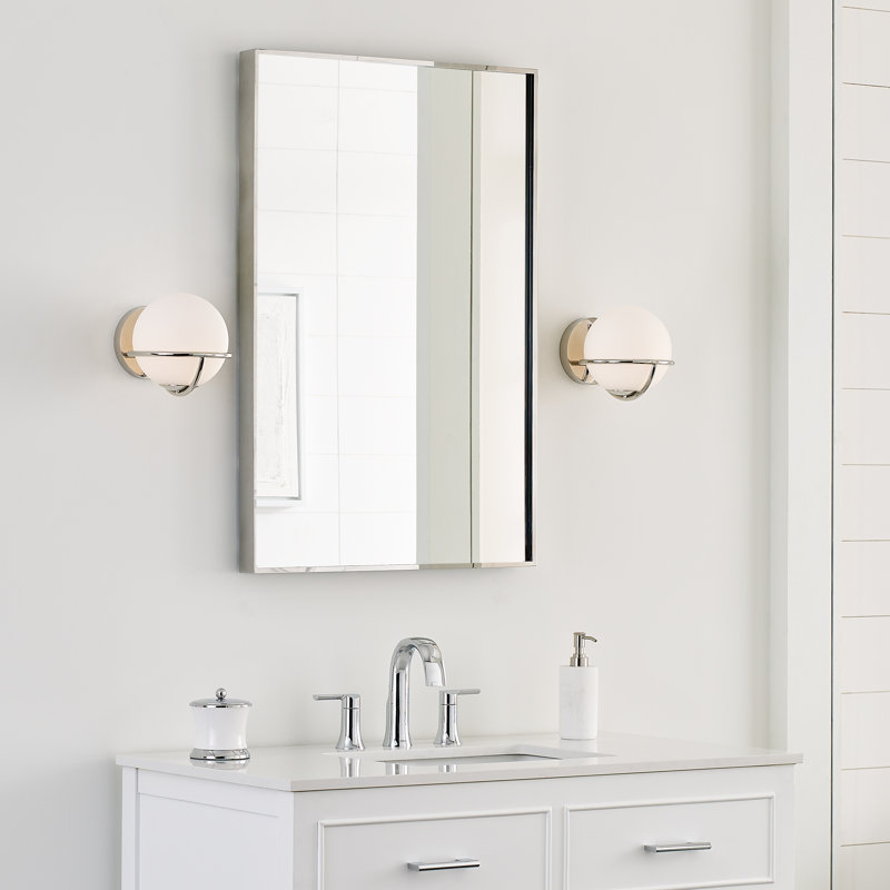 Apollo 1 - Light Armed Sconce, Polished Nickel