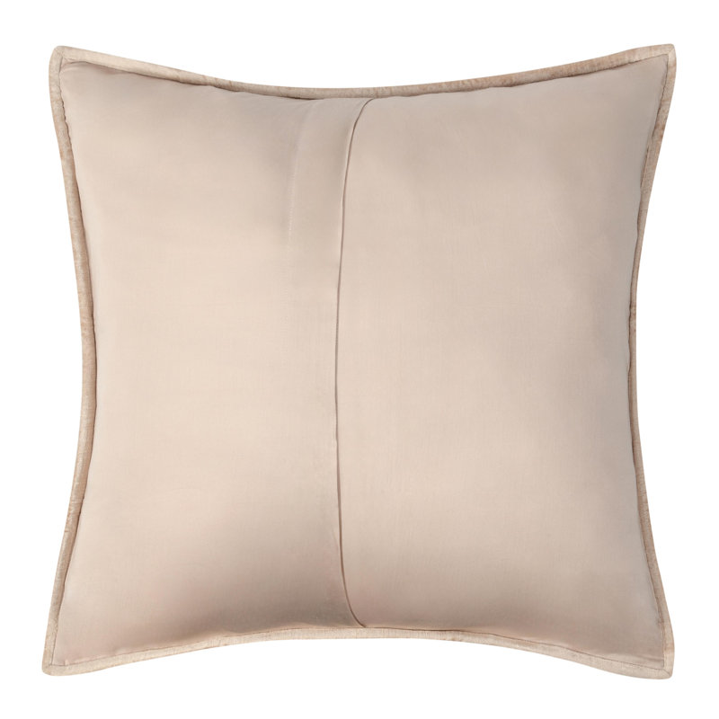 Lucio Polyester Sham, Euro, Pink