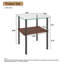 16.33'' W Square End Table
