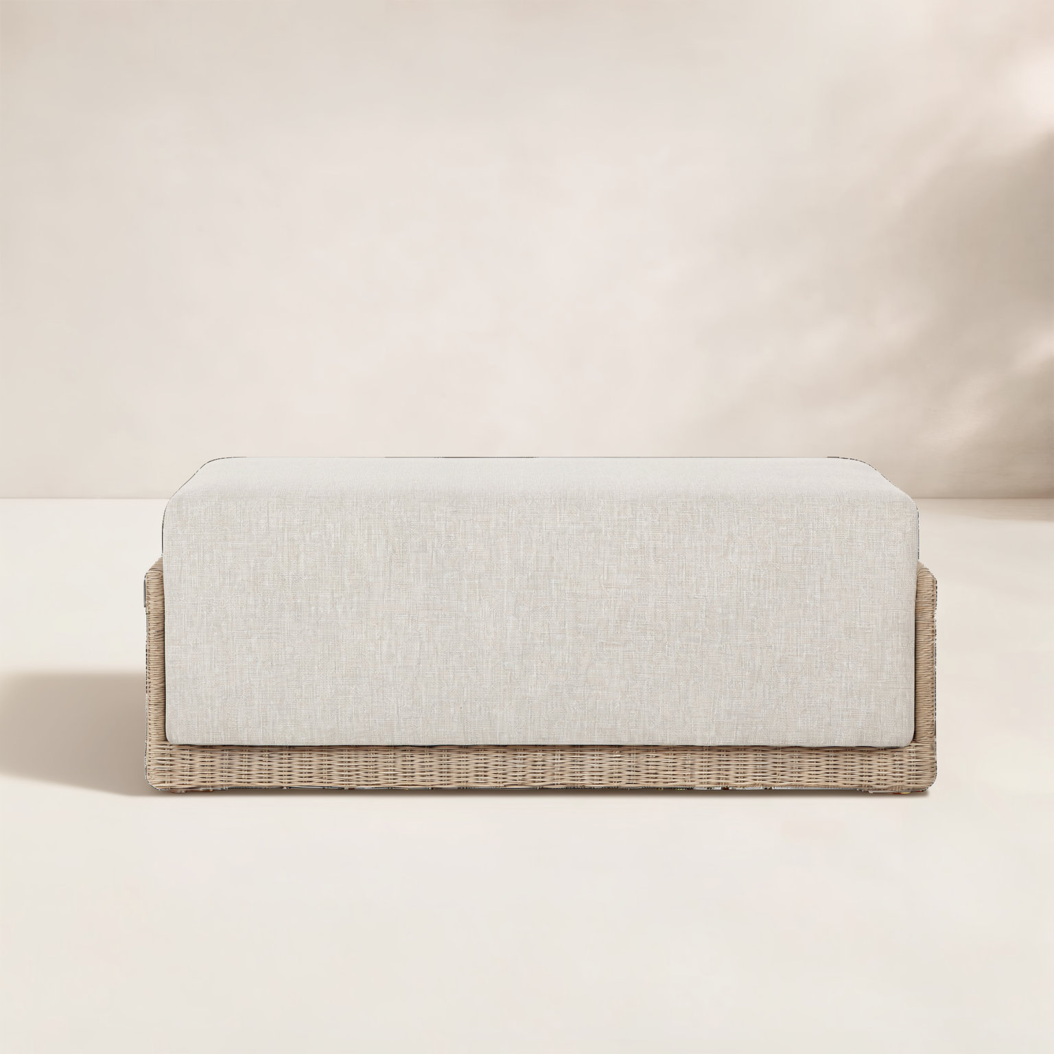 Manning 55" Outdoor Bench Ottoman