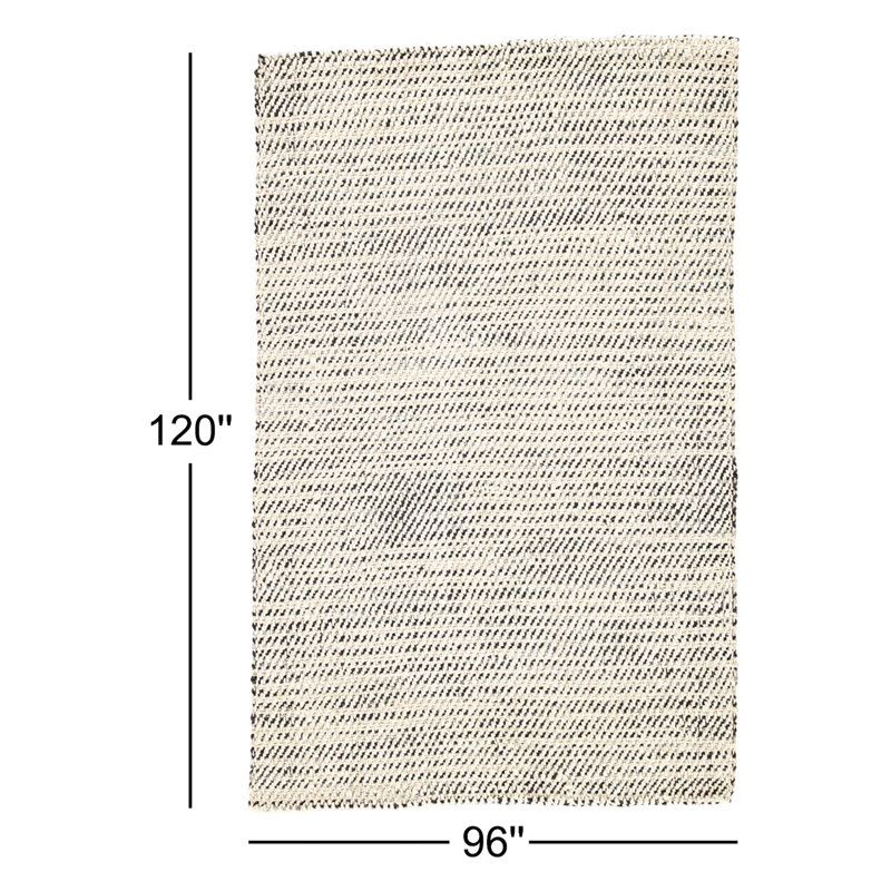 Owen Jute / Sisal Striped Area Rug, Rectangle 8' x 10'