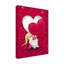 Bolog MAKIKO Valentine Gnome With Heart Canvas Art-104292829