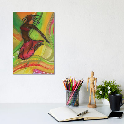 Lift off 1 Piece Wrapped Canvas Painting