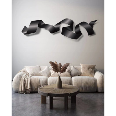 Sculpture murale Contemporary Wavy Stream