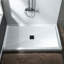  48" W x 36" D Single Threshold Non-Slip Solid Surface Shower Pan Base with Drain Assembly and Drain Cover Included-65113630-65273934