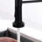 Black Kitchen Faucet With Pull Down - Construction, Corrosion , Control Water Temperature Commercial Spray Function Enhanced Leak Tightness, To And Fingerprints