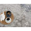 Tapis bleu marine et beige 2 pi x 5 pi