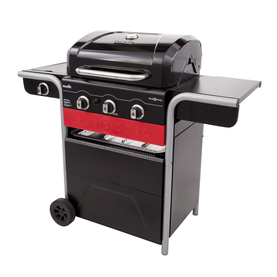 Char-Broil Gas2coal® 330 Hybrid Grill - 3 Burner Gas & Coal Barbecue Grill
