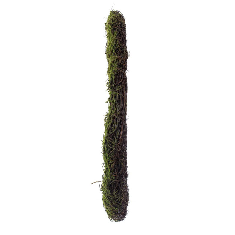 Vickerman 18"W Circular Twig Wreath. Made of natural twigs with a hint of artificial moss. .