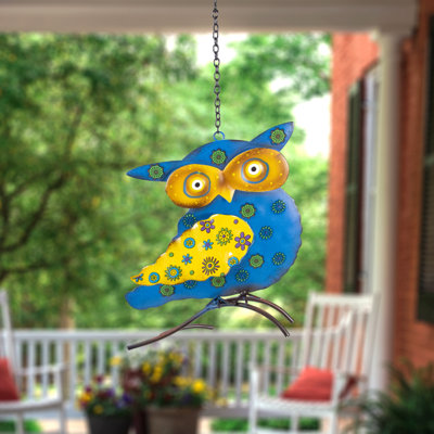 Décoration murale 7,75 po Hibou