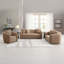 Chaise Keith avec coussin, chenille brune-1742341554