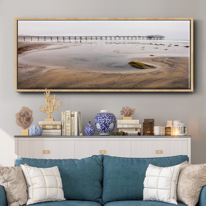 Scripps Pier - Toile encadrée, H 8 po x l 20 po