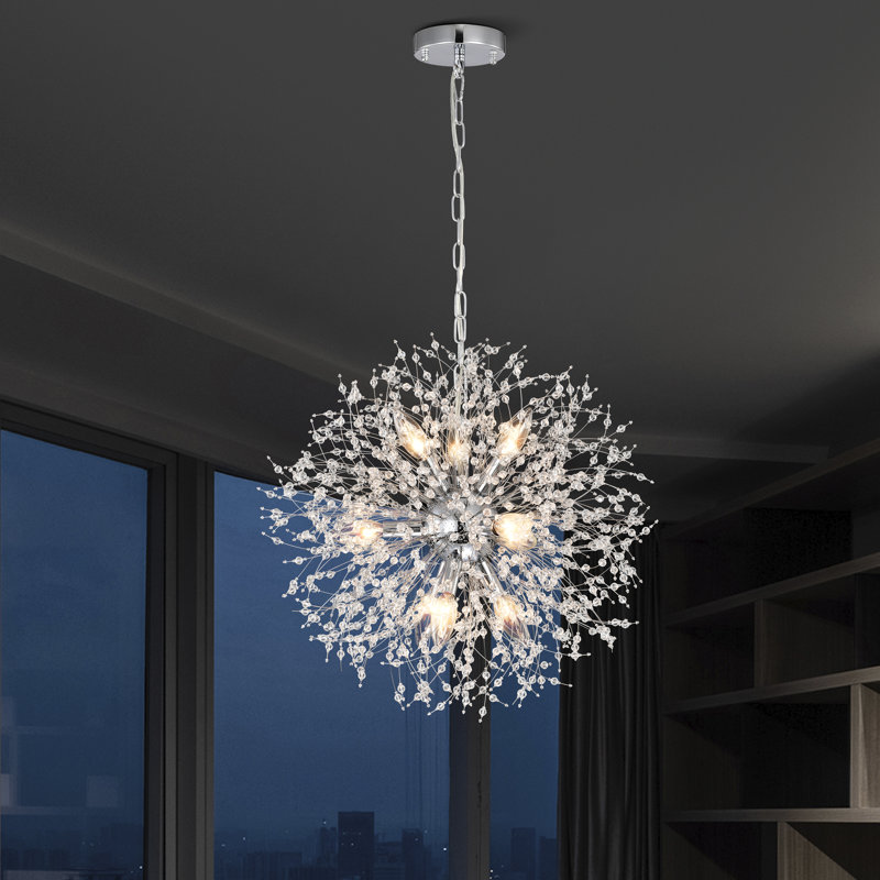 Lytia 9 - Light Dimmable Sputnik Sphere Chandelier