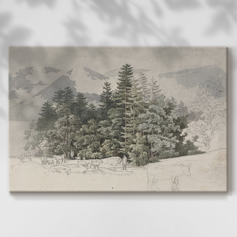Paysages rétro-CCXV -Galerie enveloppée Cavas, 12X18