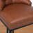 Aldana 26 Inch Bar Stools, Modern Counter Height Bar Stools with Backs, Upholstered Faux Leather Counter Stools-470920446