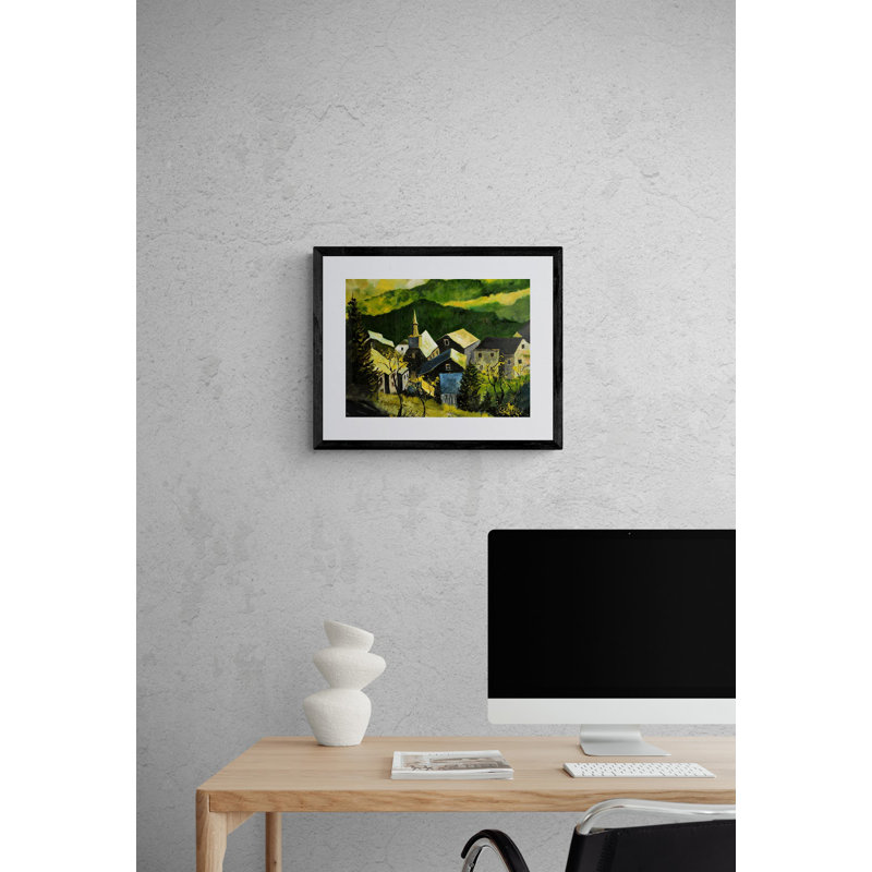 Belgian Village Print by Pol Ledent, 17.25" H x 21.25" W